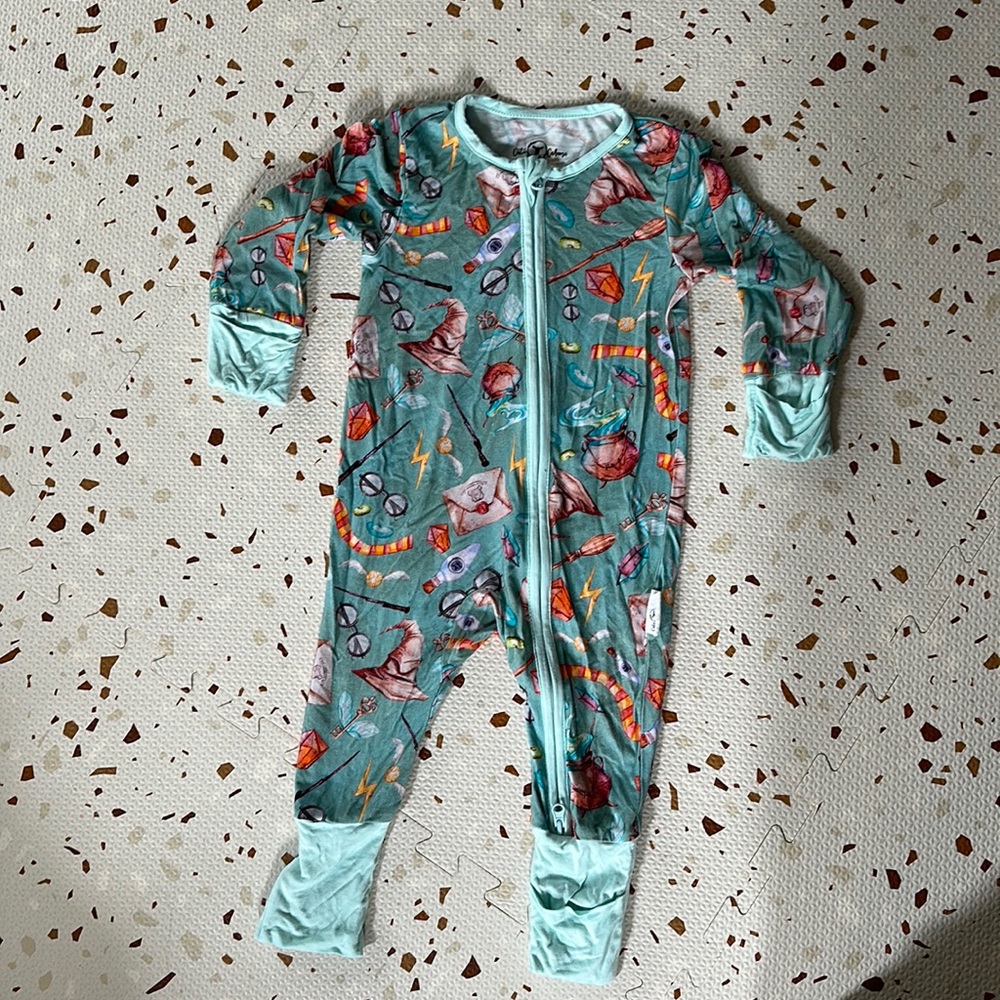 Cutie Caboose Bamboo romper 12-18 month